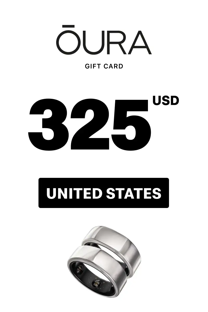 Oura Ring 325 USD Gift Card (United States) - Digital Key