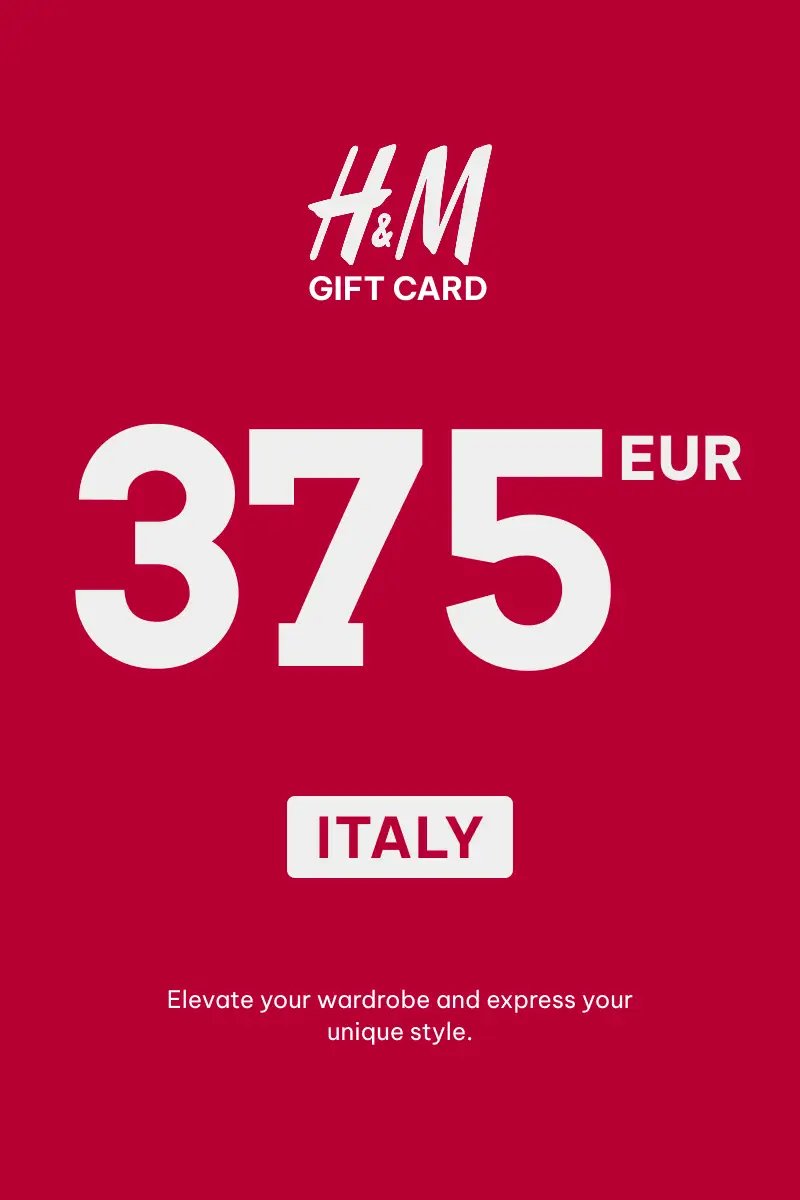 HandM 375 EUR Gift Card (Italy) - Digital Key