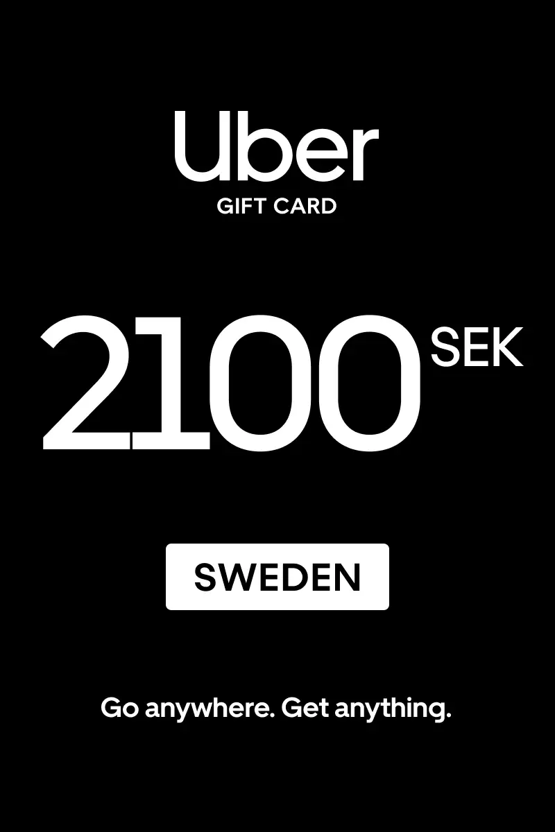 Uber 2100 SEK Gift Card (Sweden) - Digital Key