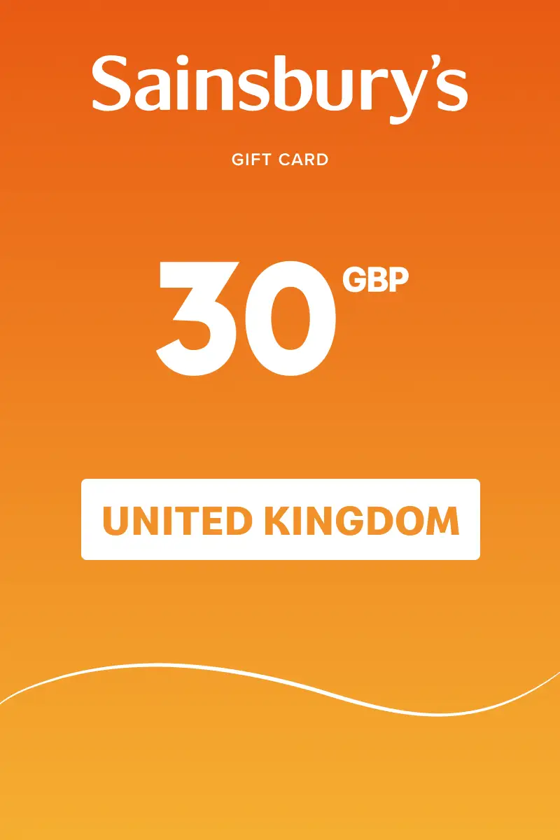 Sainsbury's 30 GBP Gift Card (United Kingdom) - Digital Key
