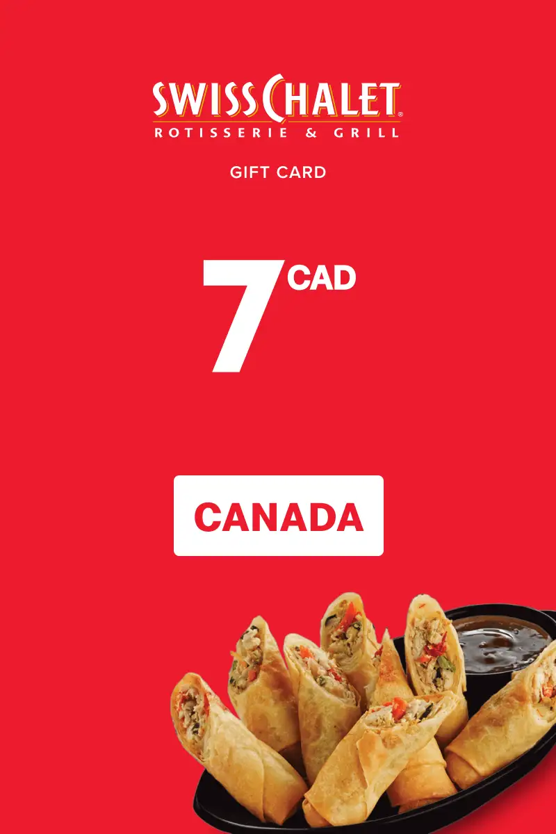 Swiss Chalet 7 CAD Gift Card (Canada) - Digital Key