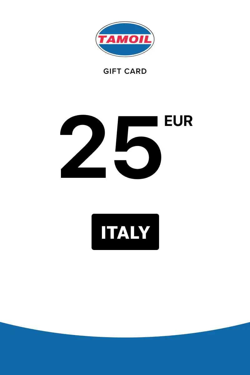 Tamoil 25 EUR Gift Card (Italy) - Digital Key