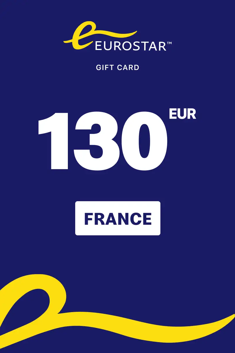 Eurostar 130 EUR Gift Card (France) - Digital Key