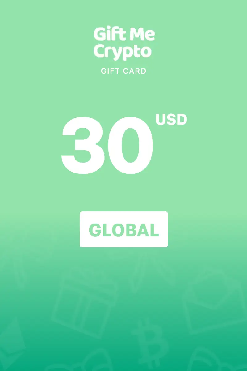 Gift Me Crypto (ETH) 30 USD Gift Card (Global) - Digital Key