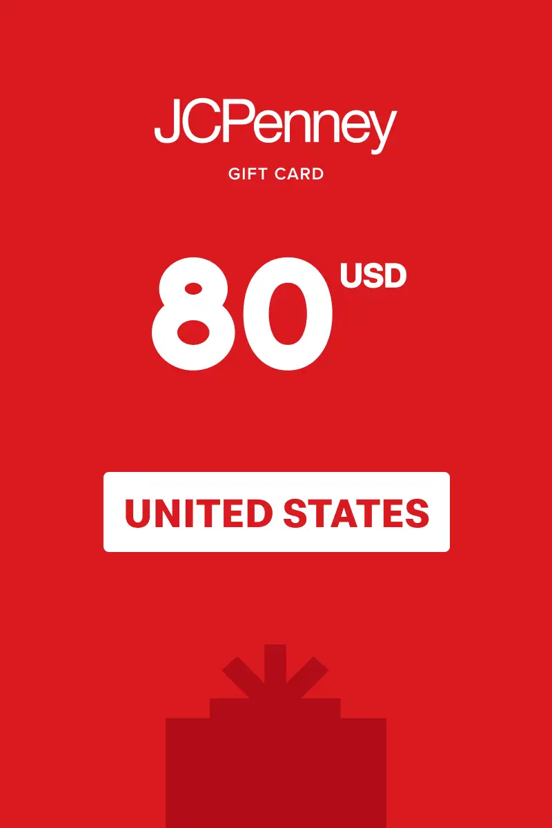JCPenney 80 USD Gift Card (United States) - Digital Key
