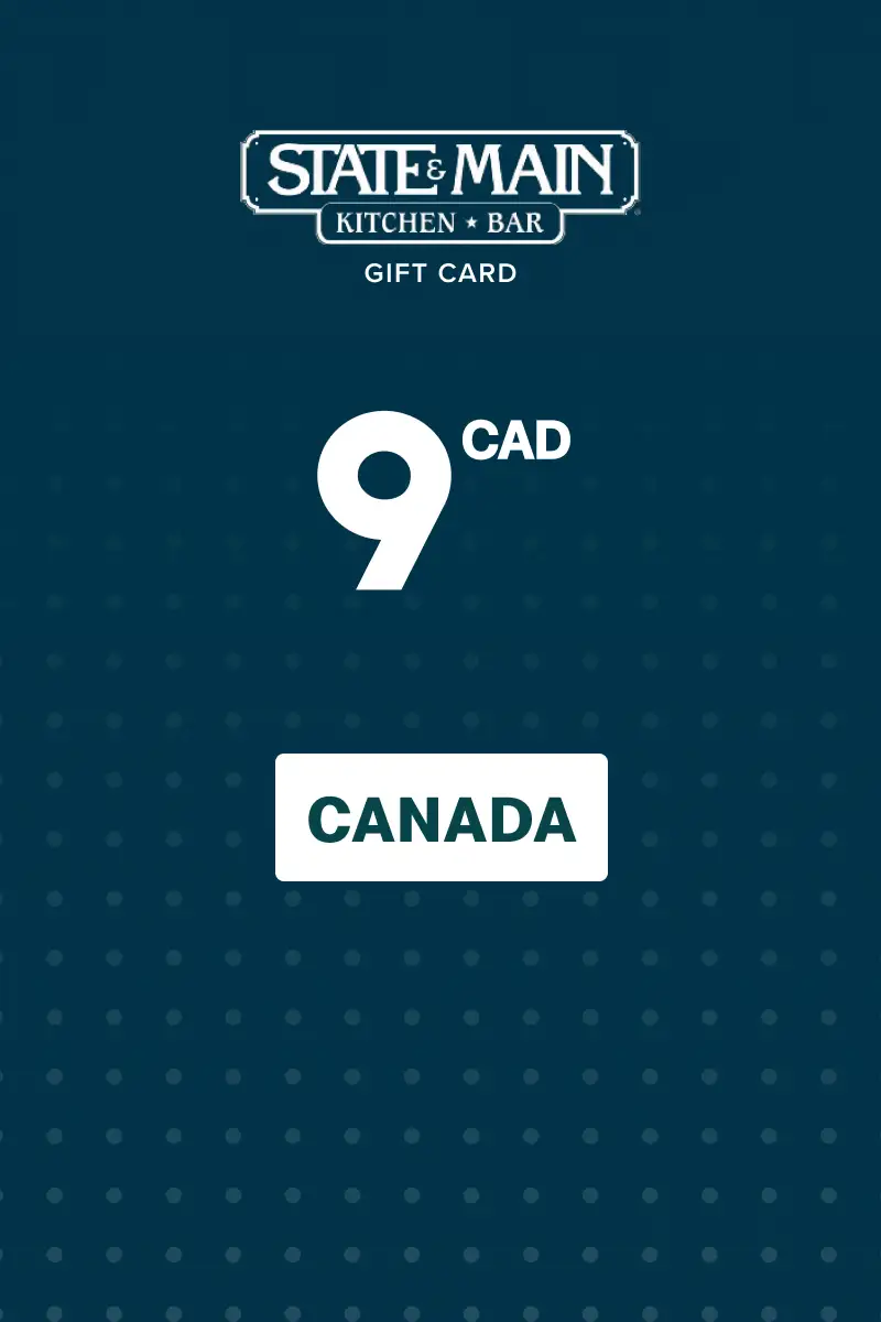 State and Main 9 CAD Gift Card (Canada) - Digital Key
