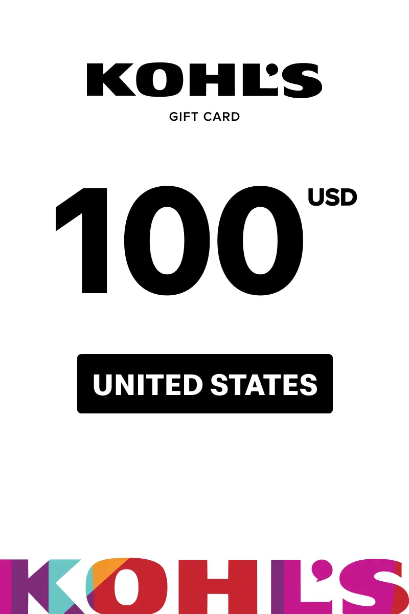 Kohl's 100 USD Gift card (United States) - Digital Key