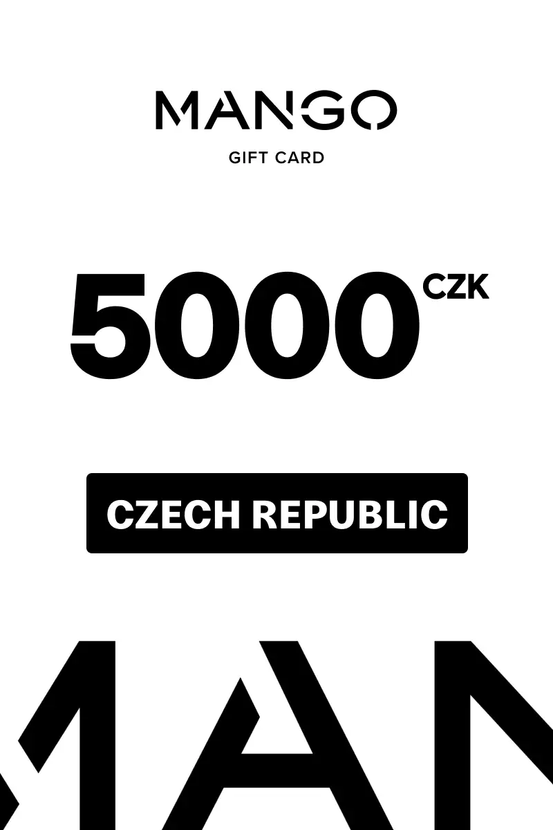 Mango 5000 CZK Gift Card (Czech Republic) - Digital Key