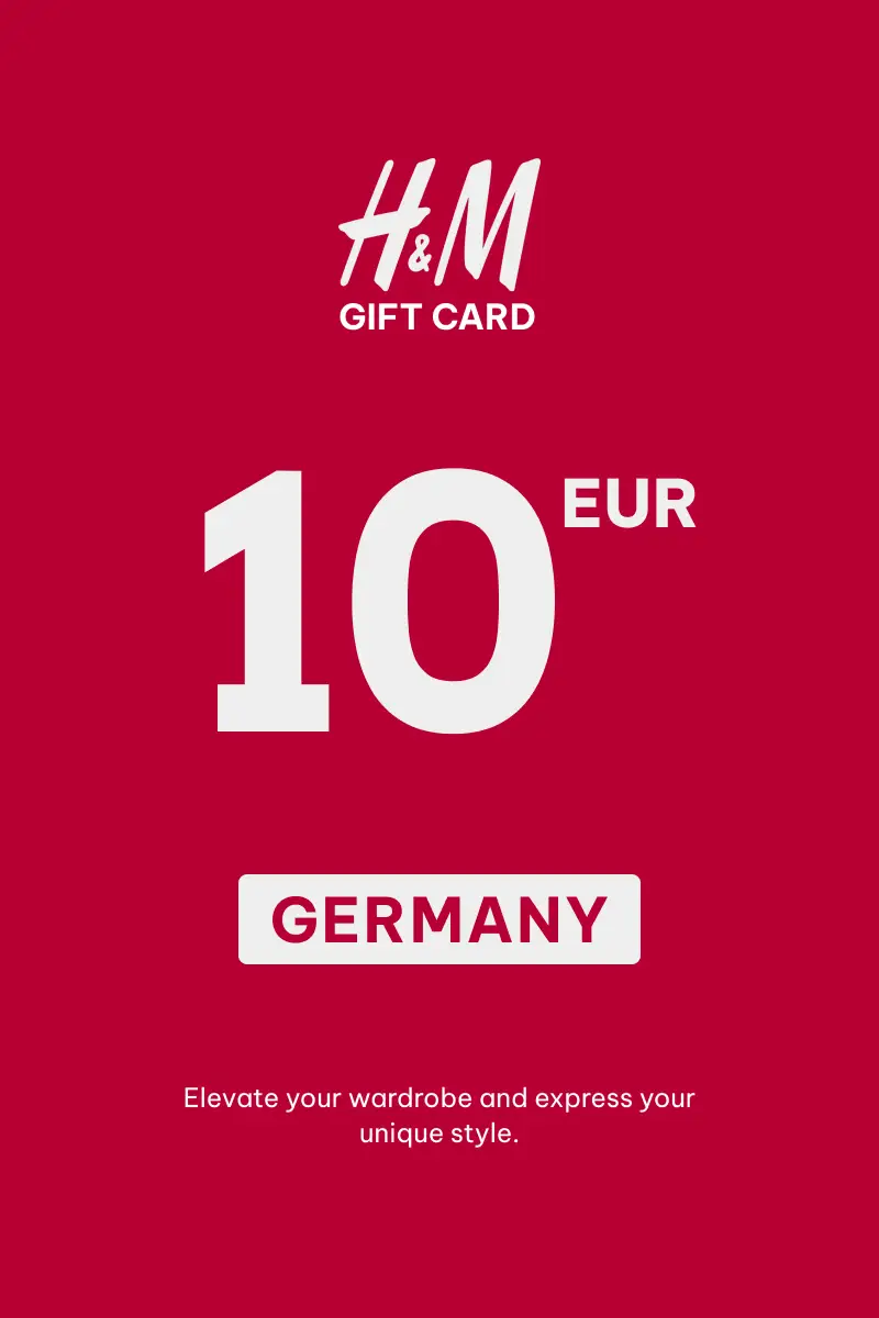 HandM 10 EUR Gift Card (Germany) - Digital Key