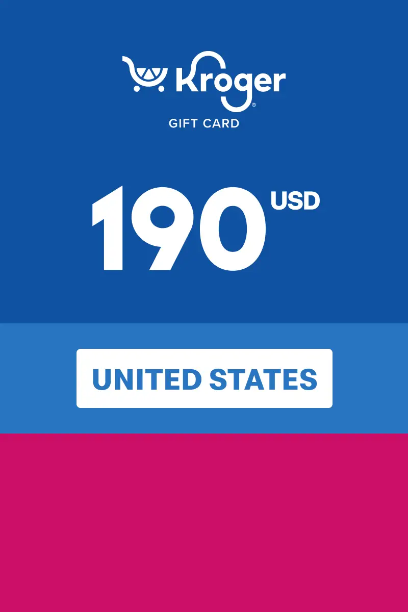 Kroger 190 USD Gift Card (United States) - Digital Key