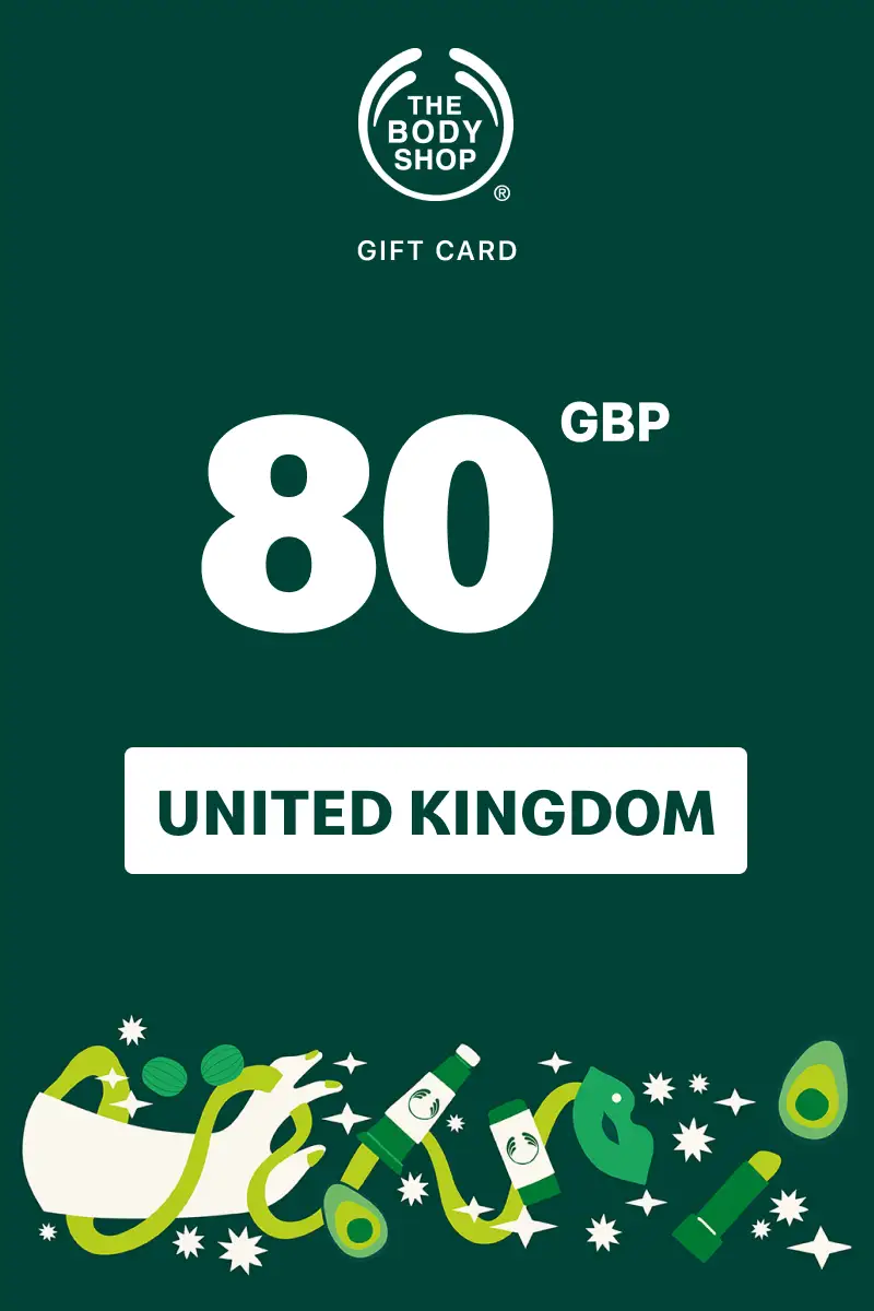 The Body Shop 80 GBP Gift Card (United Kingdom) - Digital Key