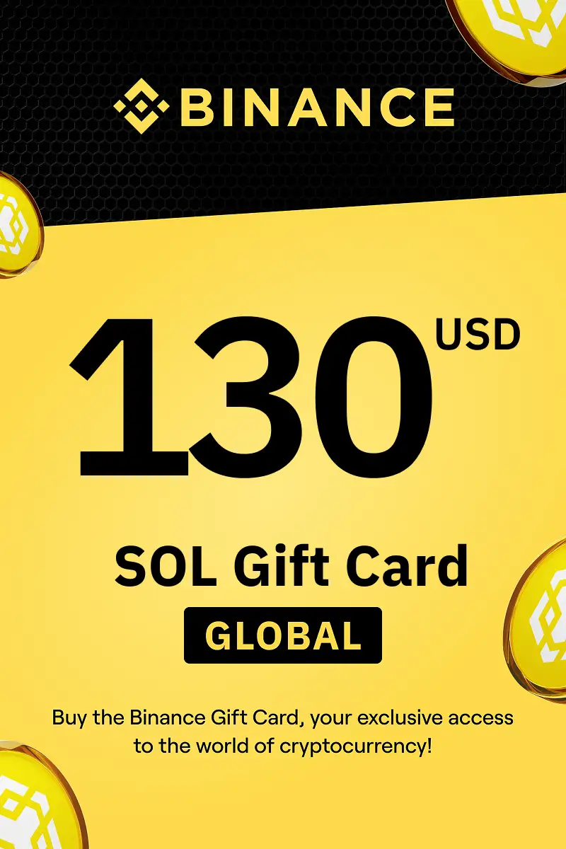 Binance (SOL) 130 USD Gift Card (Global) - Digital Key
