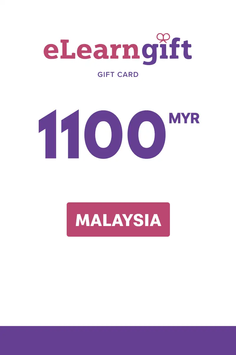 eLearn Gift 1100 MYR Gift Card (Malaysia) - Digital Key