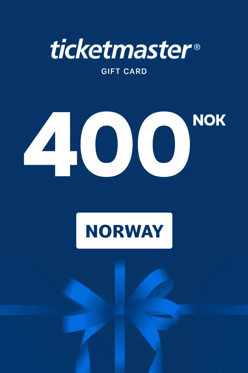 Ticketmaster 400 NOK Gift Card (Norway) - Digital Key