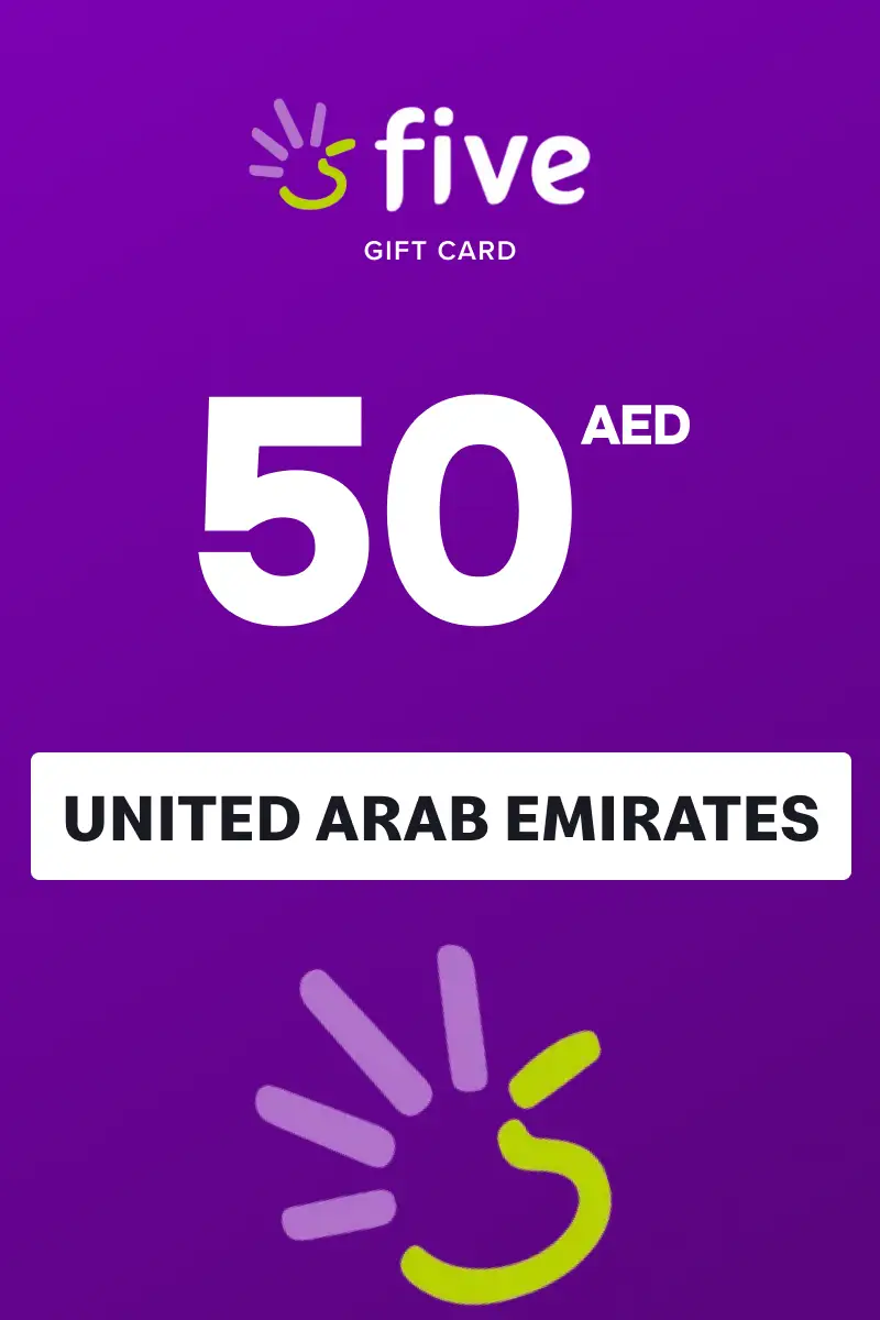 Five Calling Cards 50 AED Gift Card (United Arab Emirates) - Digital Key