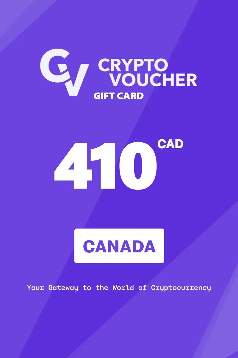 Crypto Voucher 410 CAD Gift Card (Canada) - Digital Key