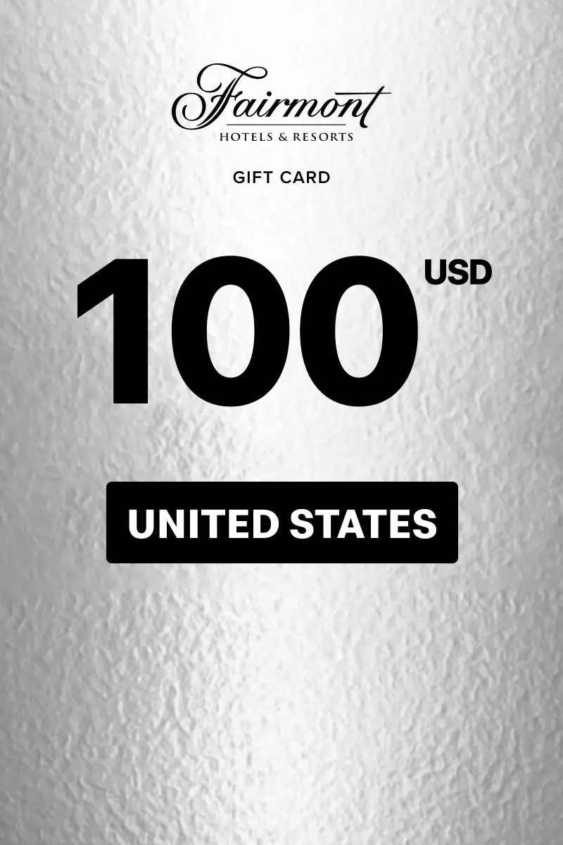 Fairmont Hotels and Resorts 100 USD Gift Card (United States) - Digital Key