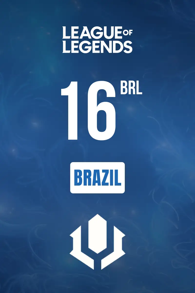 League of Legends 16 BRL Gift Card (Brazil) - Digital Key
