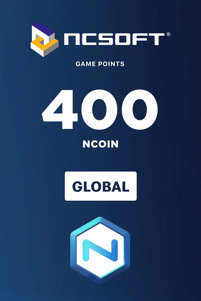 400 NCoins (Global) (PC) - NCSoft - Digital Key