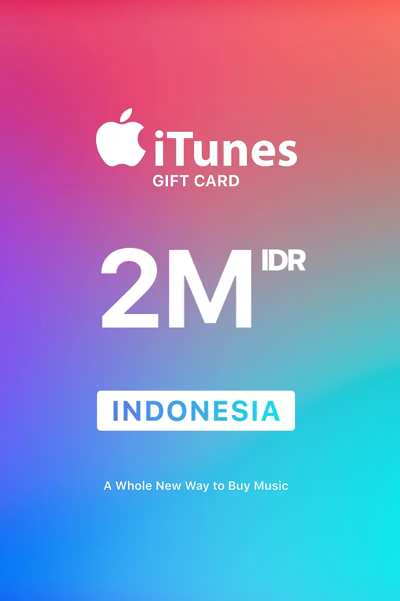 Apple iTunes 2000000 IDR Gift Card (Indonesia) - Digital Key