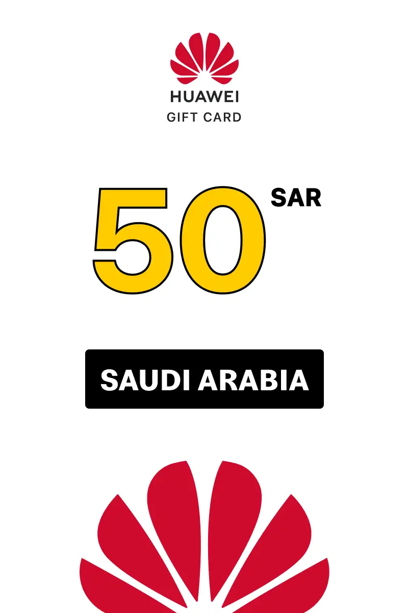 HUAWEI 50 SAR Gift Card (Saudi Arabia) - Digital Key