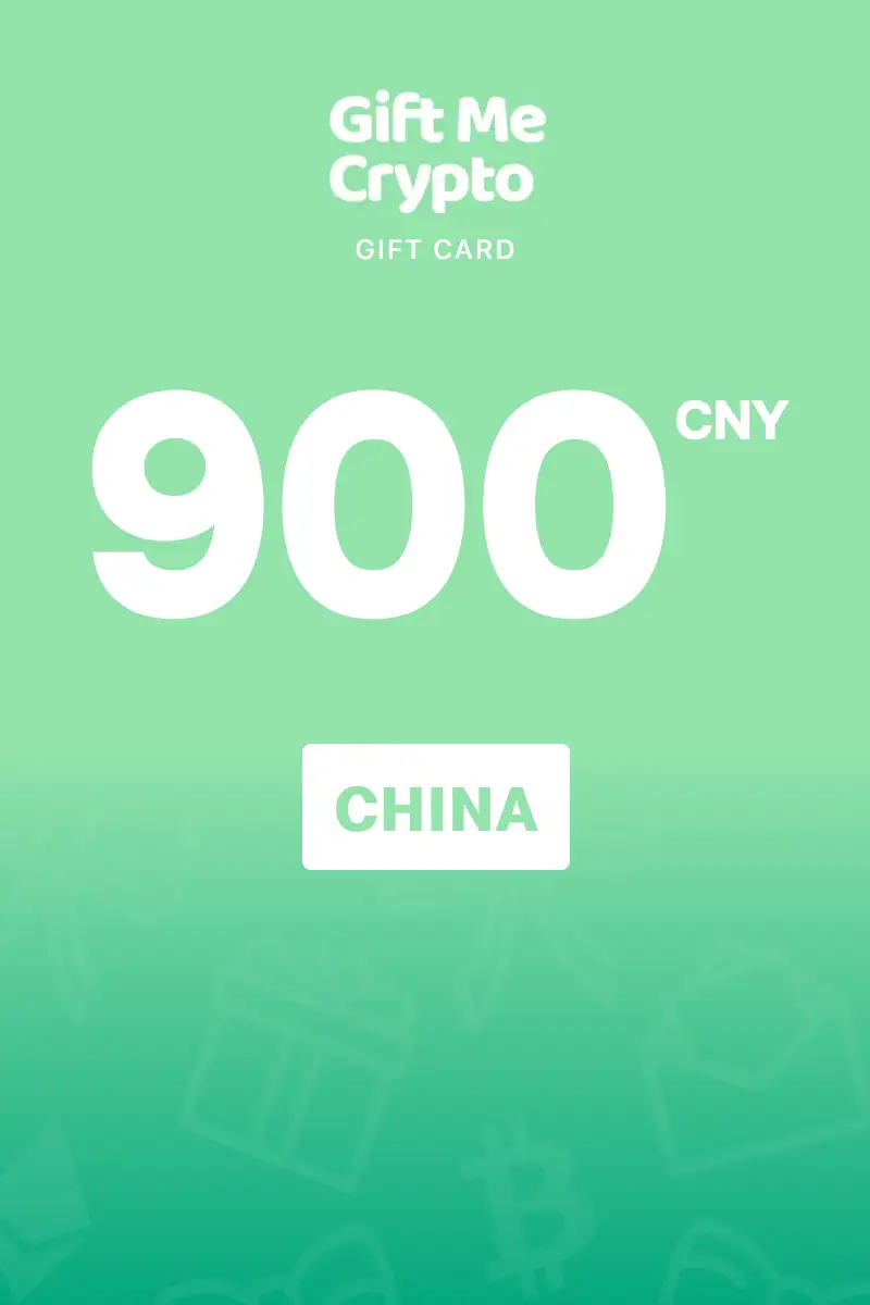 Gift Me Crypto 900 CNY Gift Card (China) - Digital Key