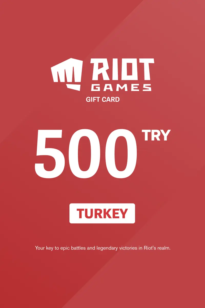 Riot Access 500 TRY Gift Card (Turkey) - Digital Key