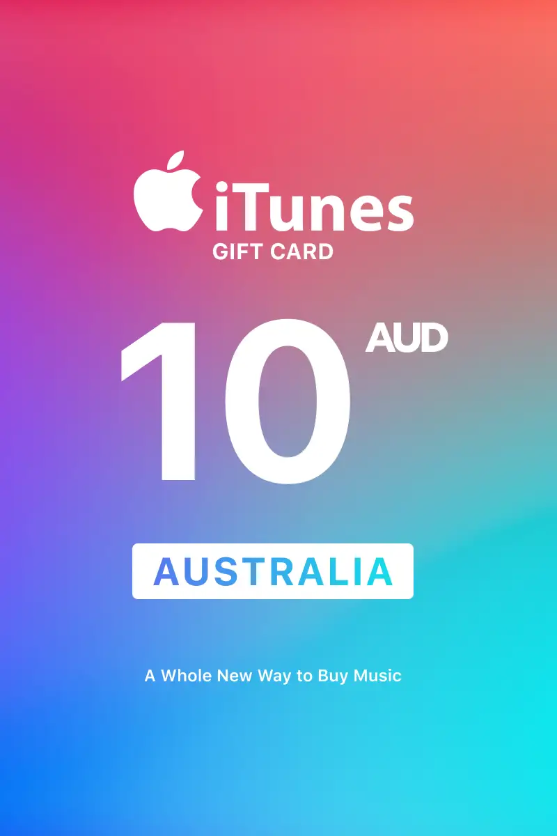 Apple iTunes 10 AUD Gift Card (Australia) - Digital Key
