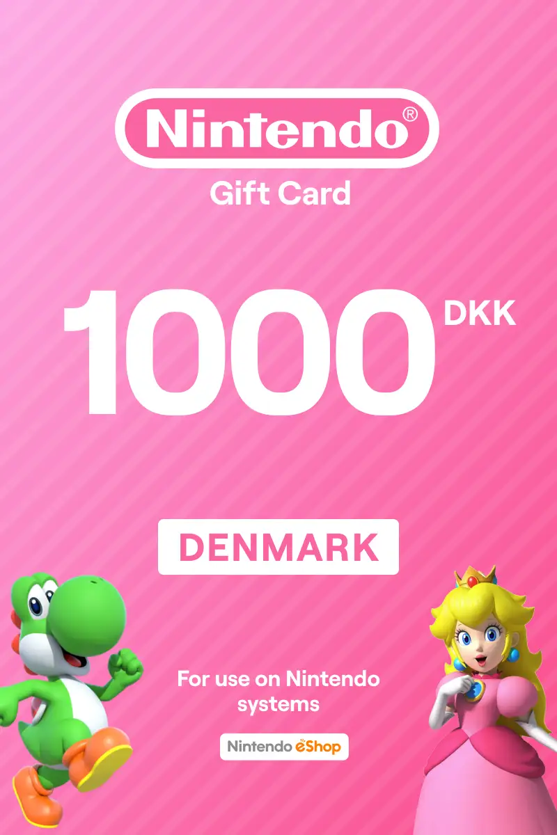 Nintendo eShop 1000 DKK Gift Card (Denmark) - Digital Key
