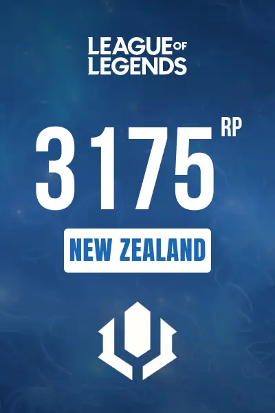 League of Legends - 3175 RP (New Zealand) - Digital Key