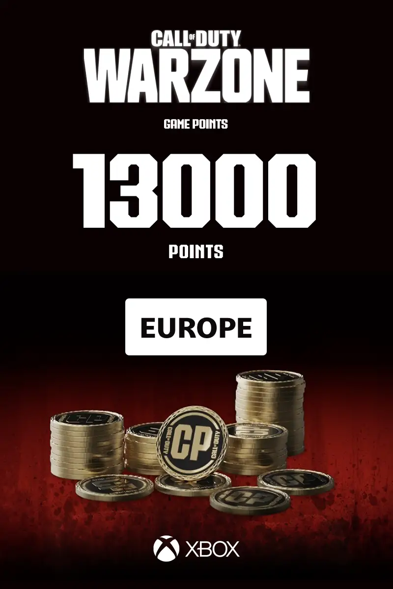 Call of Duty Warzone - 13000 Points (Europe) (Xbox Series X|S) - Xbox Live - Digital Key
