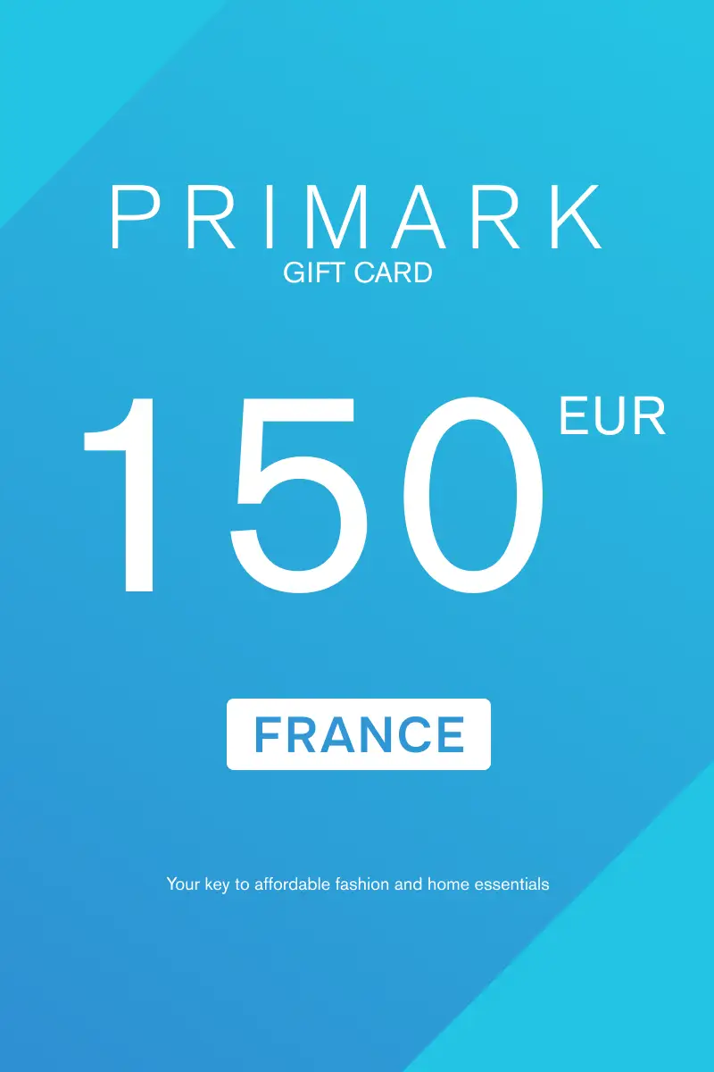 Primark 150 EUR Gift Card (France) - Digital Key