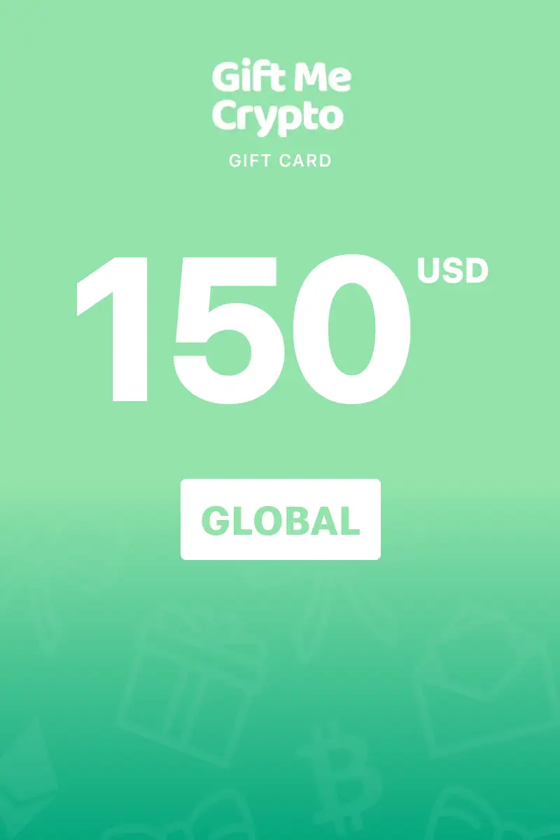 Gift Me Crypto 150 USD Gift Card (Global) - Digital Key
