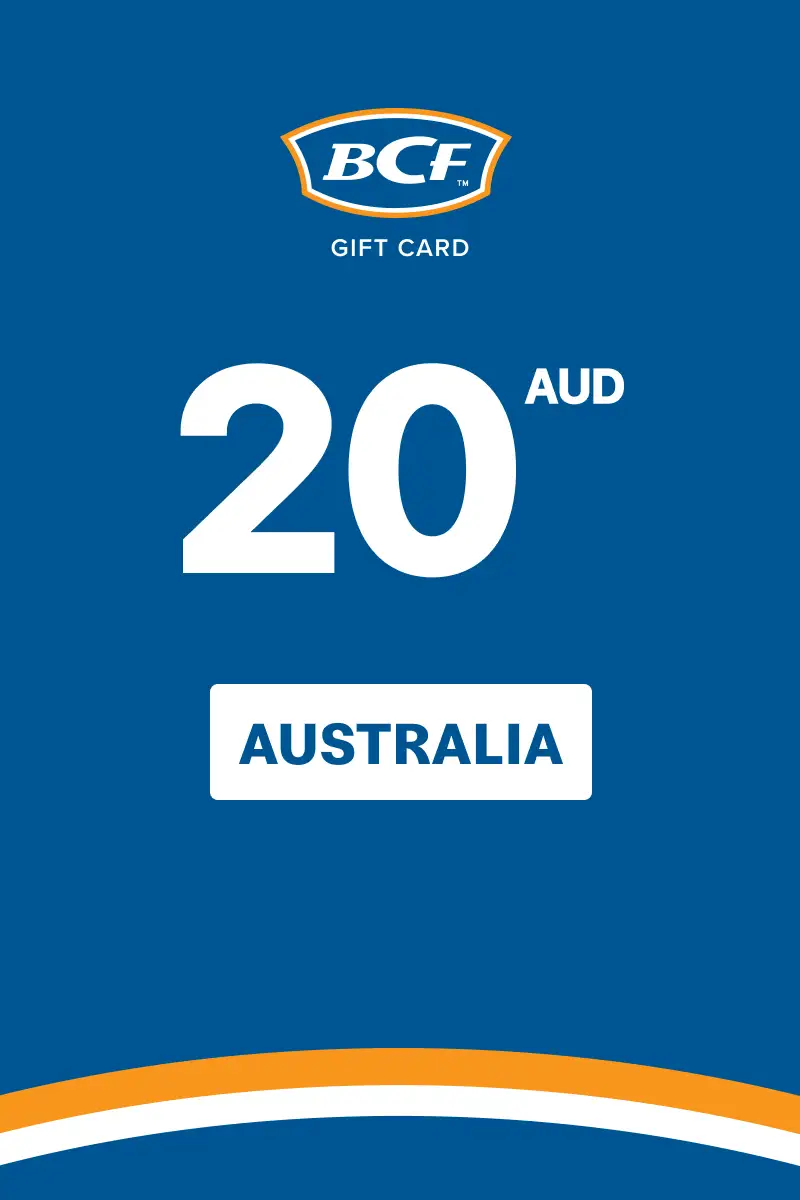 BCF 20 AUD Gift Card (Australia) - Digital Key