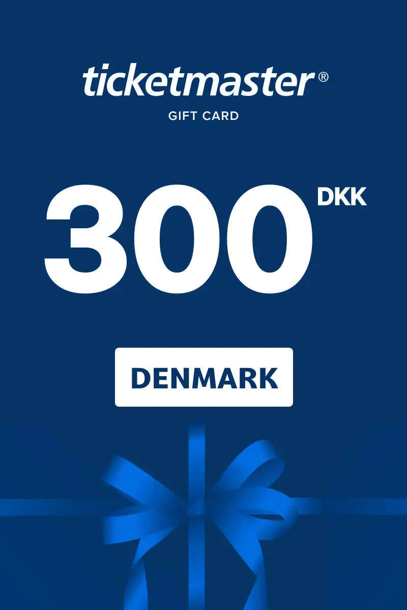 Ticketmaster 300 DKK Gift Card (Denmark) - Digital Key