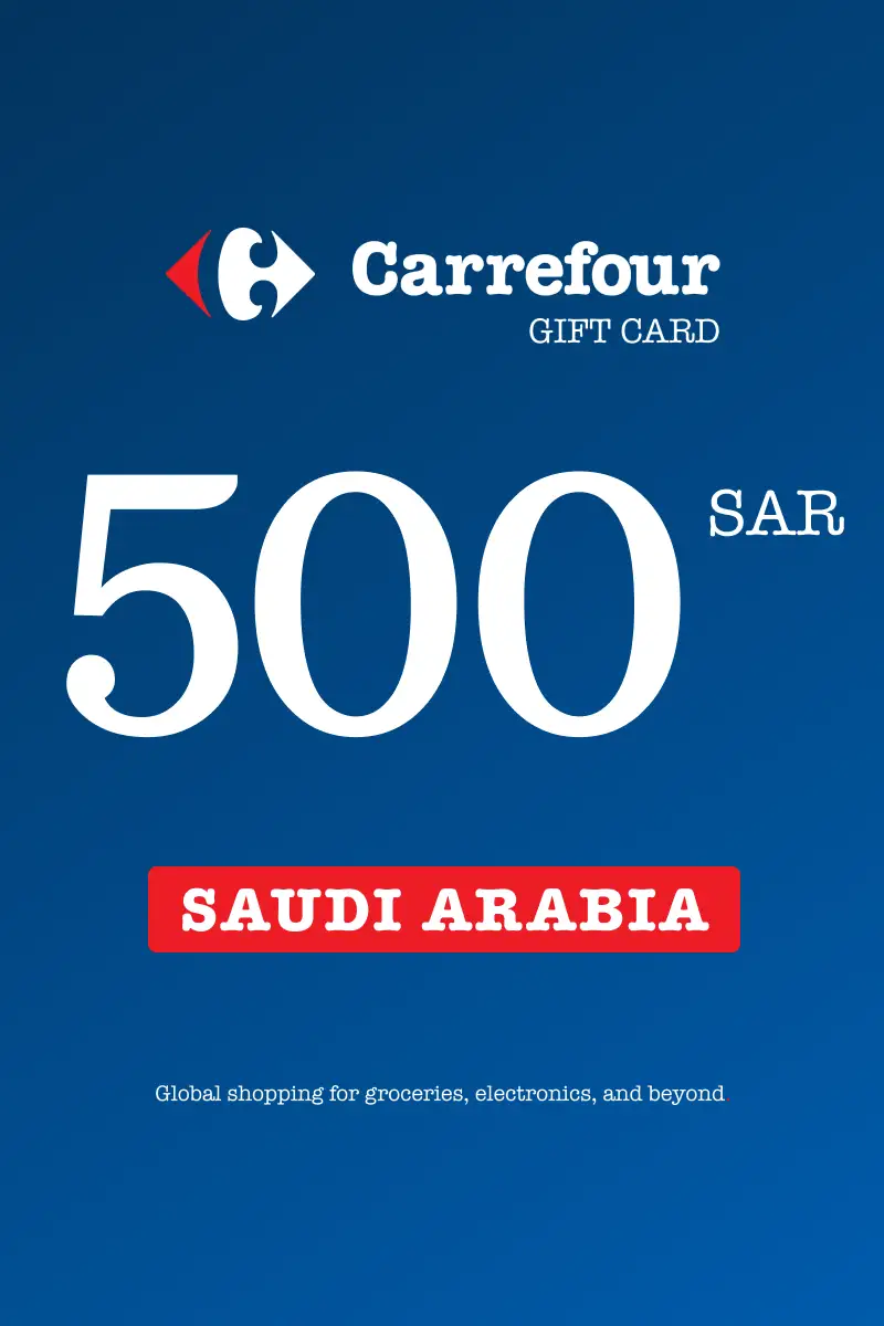 Carrefour 500 SAR Gift Card (Saudi Arabia) - Digital Key