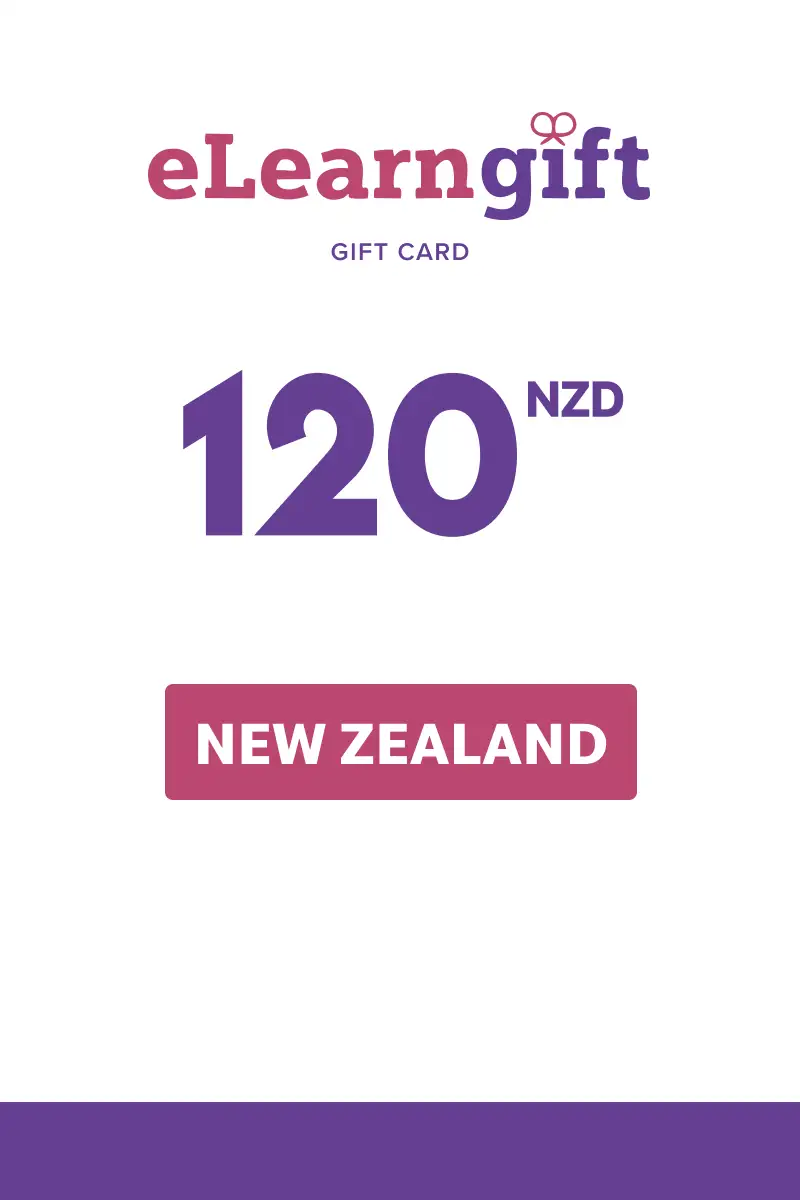 eLearnGift 120 NZD Gift Card (New Zealand) - Digital Key