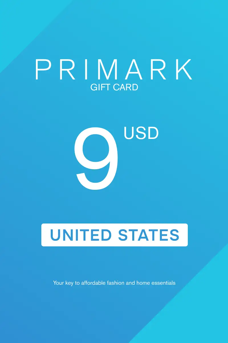 Primark 9 USD Gift Card (United States) - Digital Key