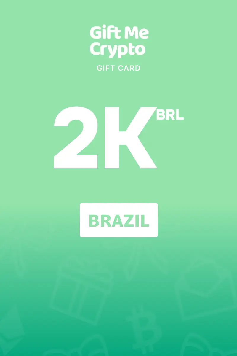 Gift Me Crypto 2000 BRL Gift Card (Brazil) - Digital Key