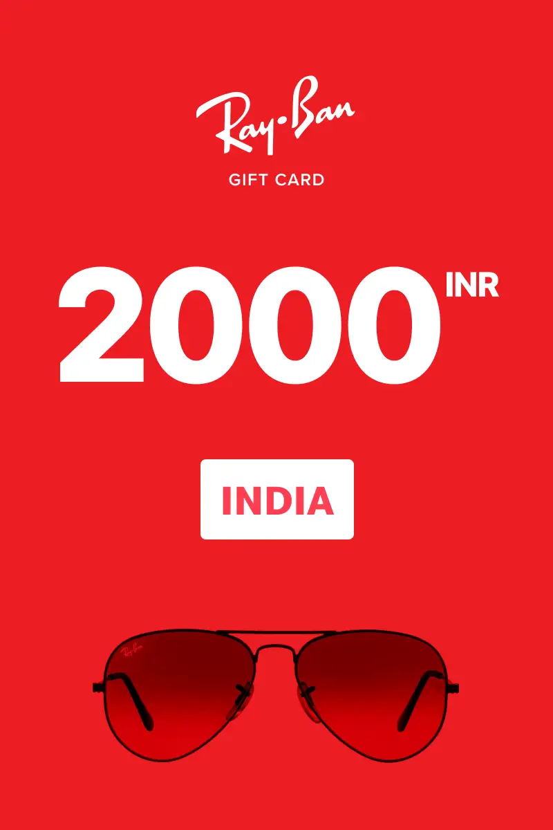 Ray-Ban 2000 INR Gift Card (India) - Digital Key