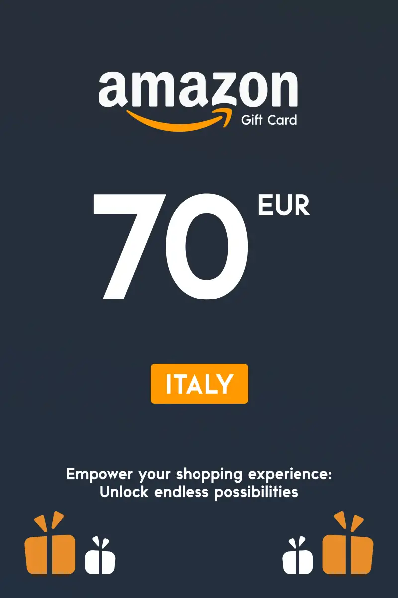 Amazon 70 EUR Gift Card (Italy) - Digital Key