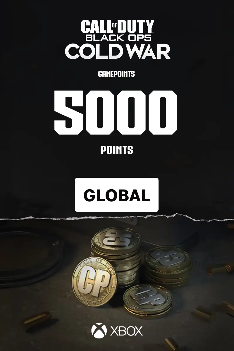 Call of Duty Black Ops Cold War - 5000 Points (Global) (Xbox One / Xbox Series X|S) - Xbox Live - Digital Key