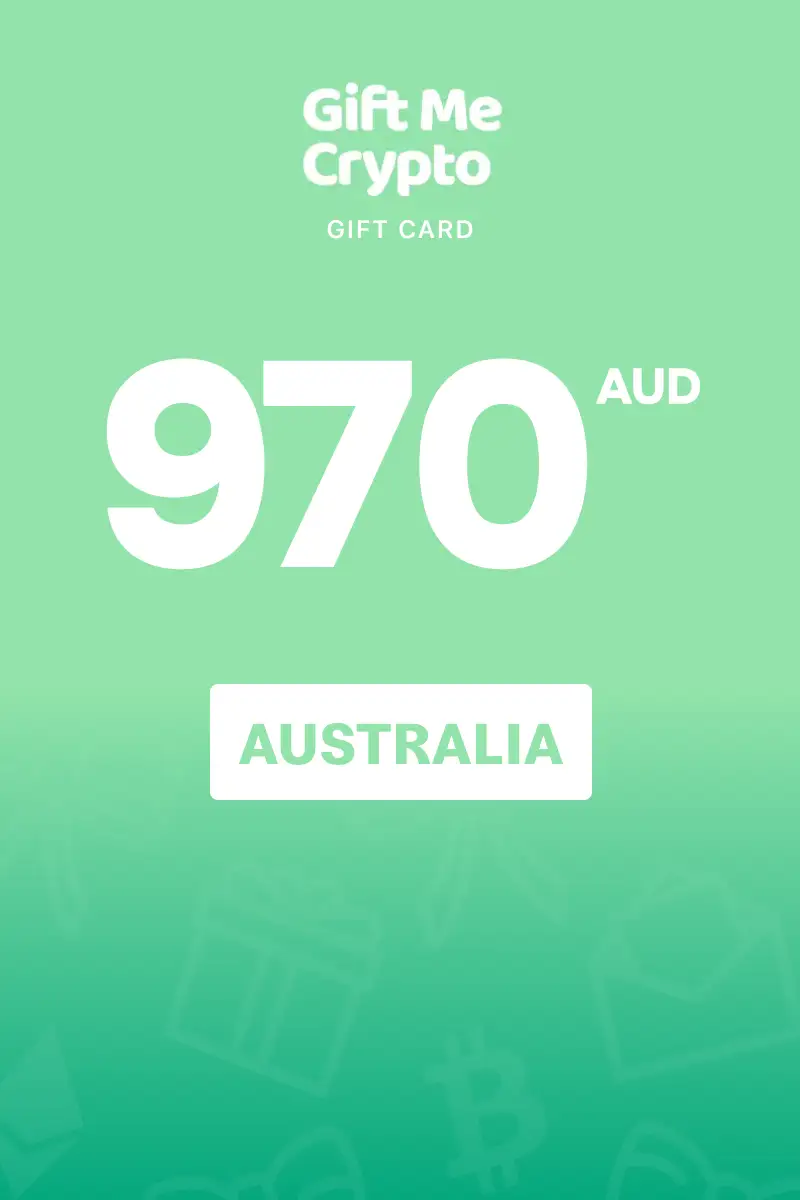 Gift Me Crypto 970 AUD Gift Card (Australia) - Digital Key