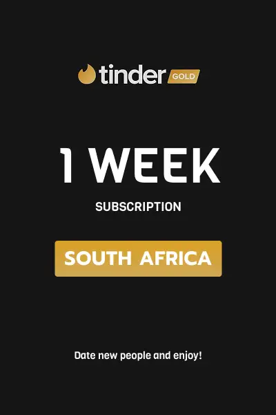 Tinder Gold 1 Week Subscription (South Africa) - Digital Key