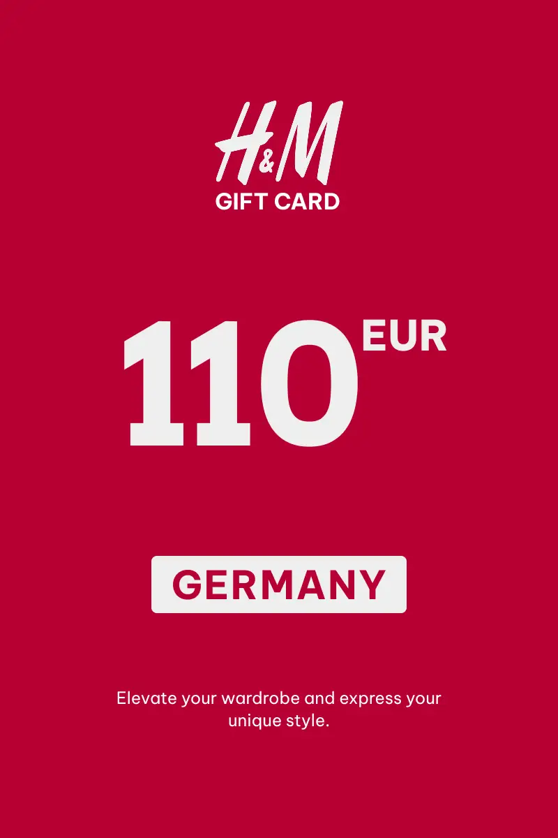 HandM 110 EUR Gift Card (Germany) - Digital Key
