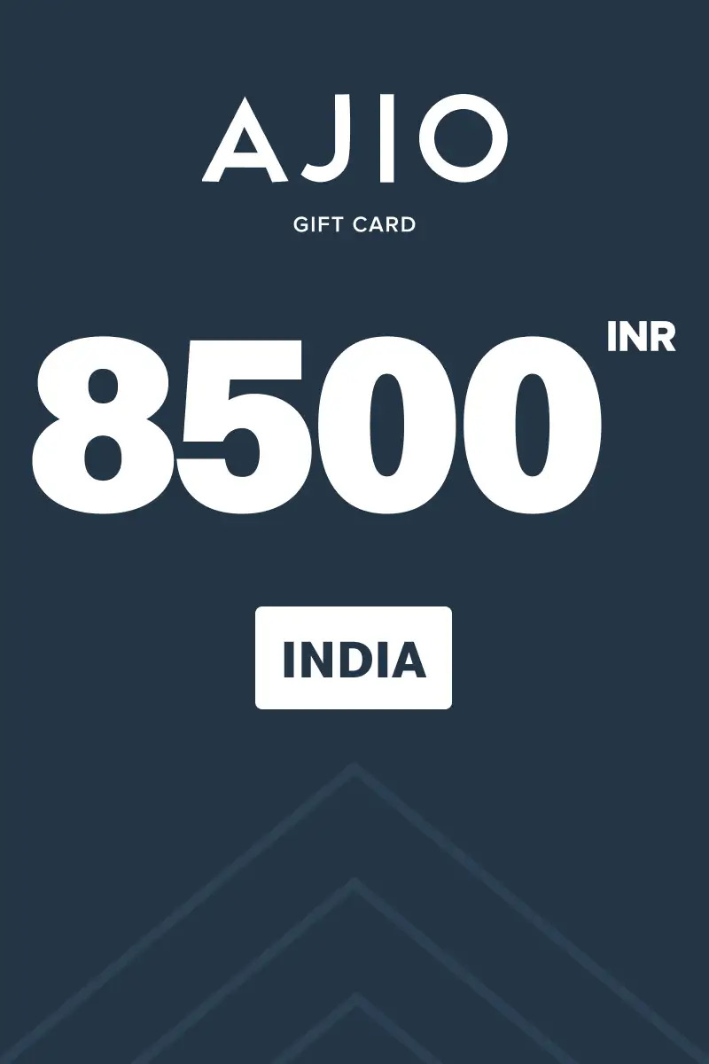 AJIO 8500 INR Gift Card (India) - Digital Key