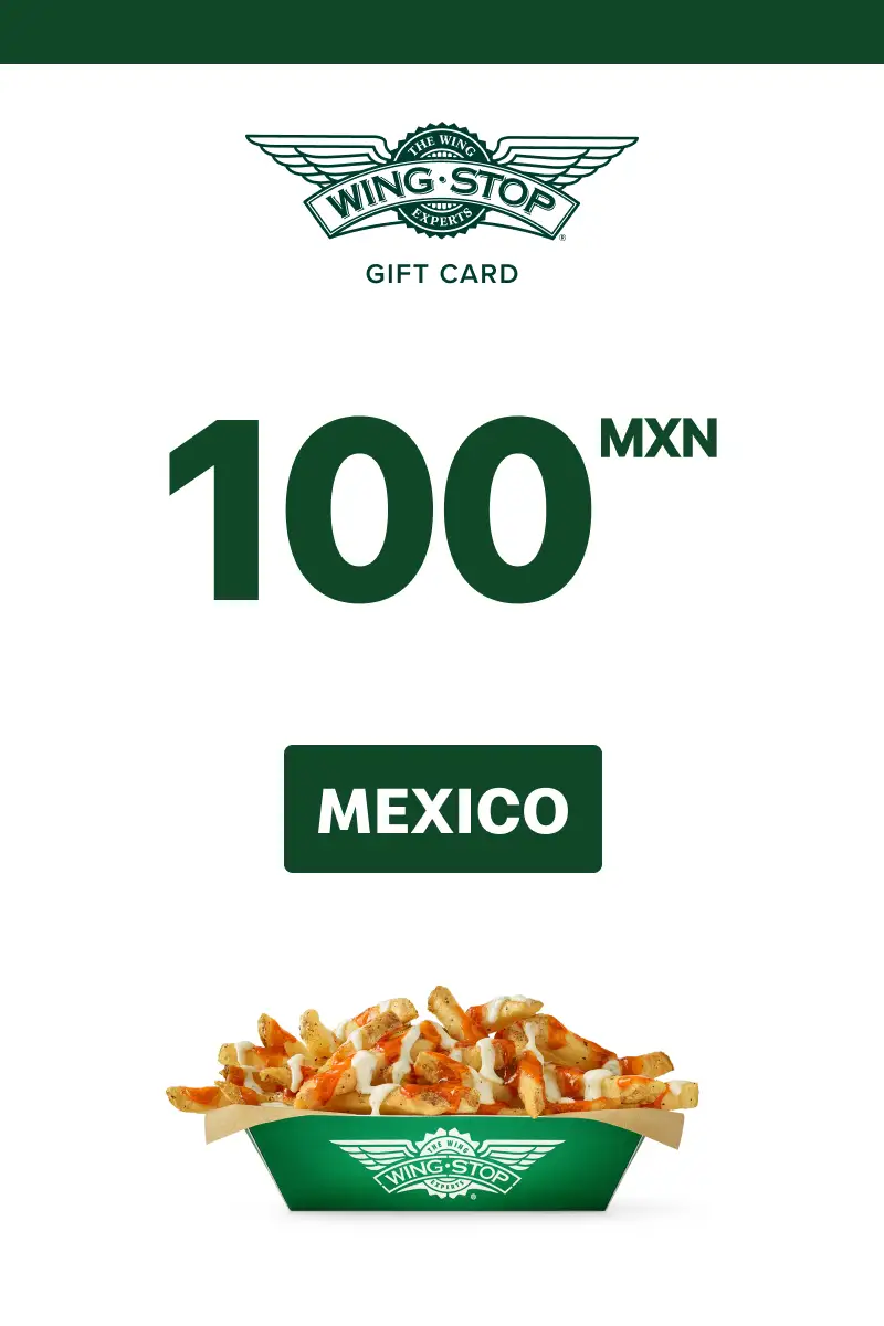 Wing Stop 100 MXN Gift Card (Mexico) - Digital Key