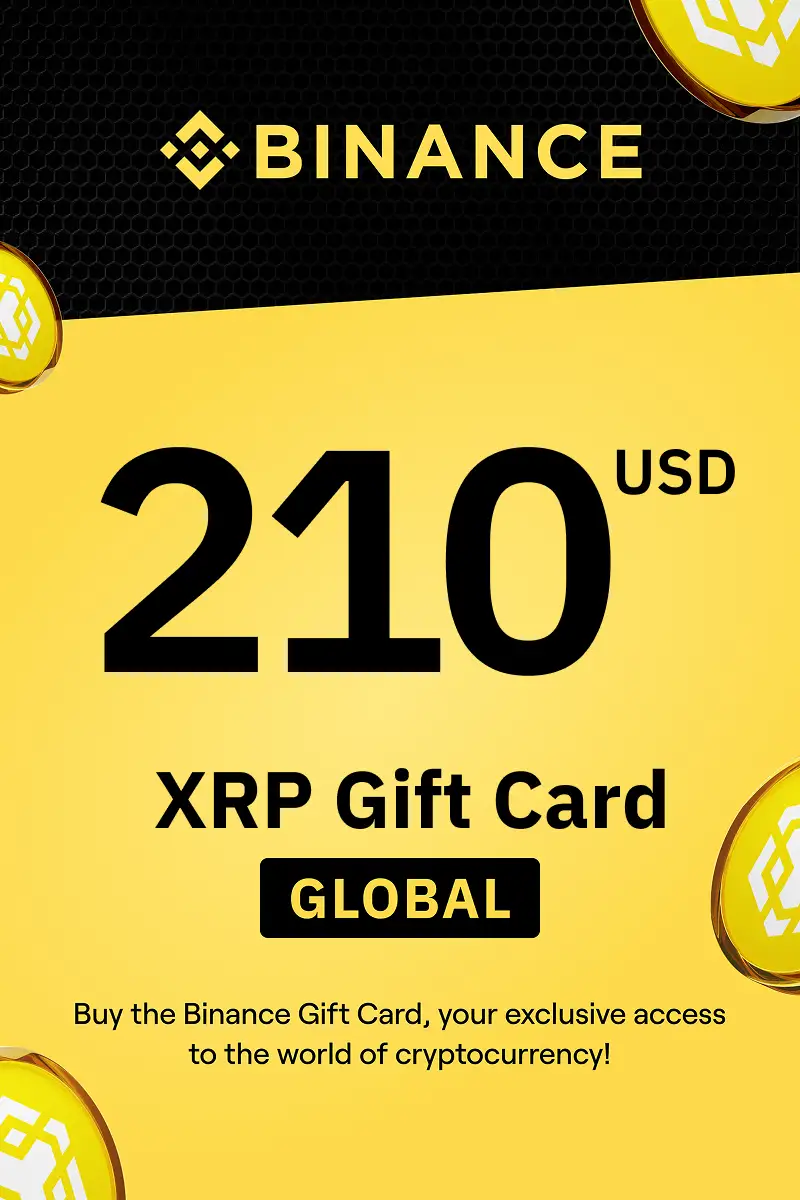 Binance (XRP) 210 USD Gift Card (Global) - Digital Key
