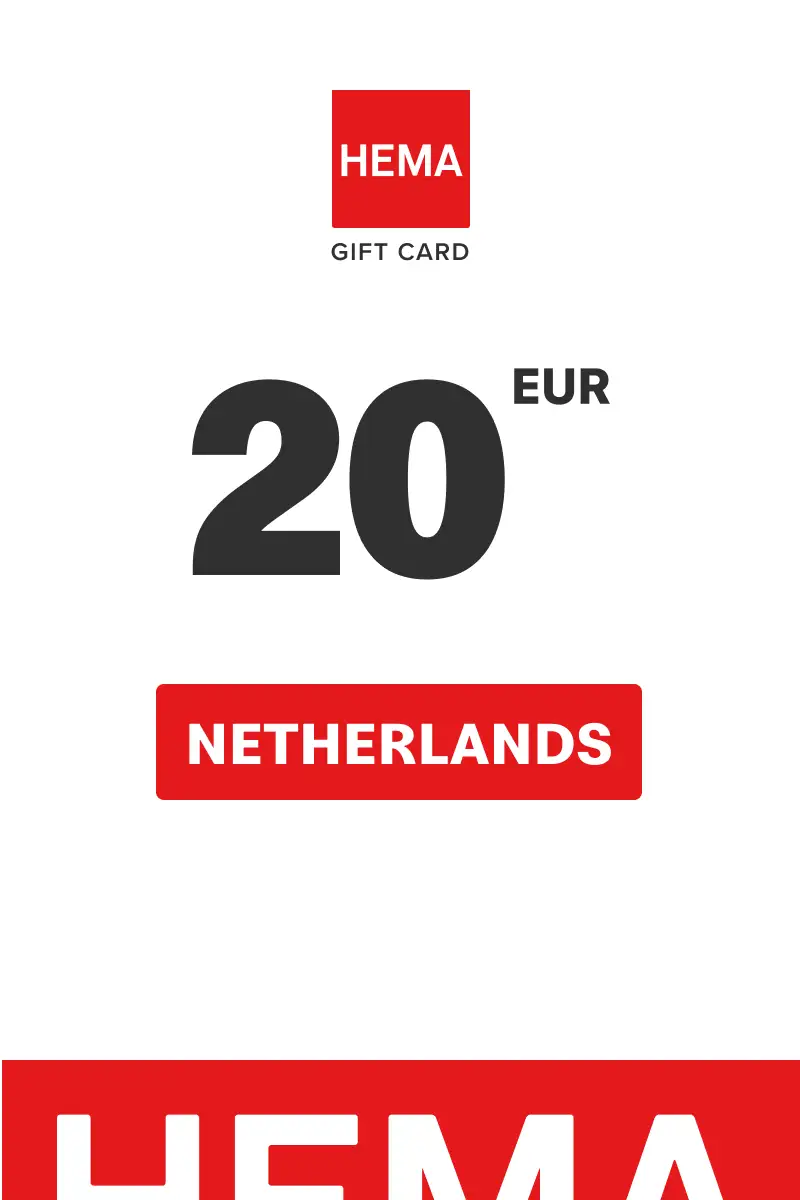 HEMA 20 EUR Gift Card (Netherlands) - Digital Key