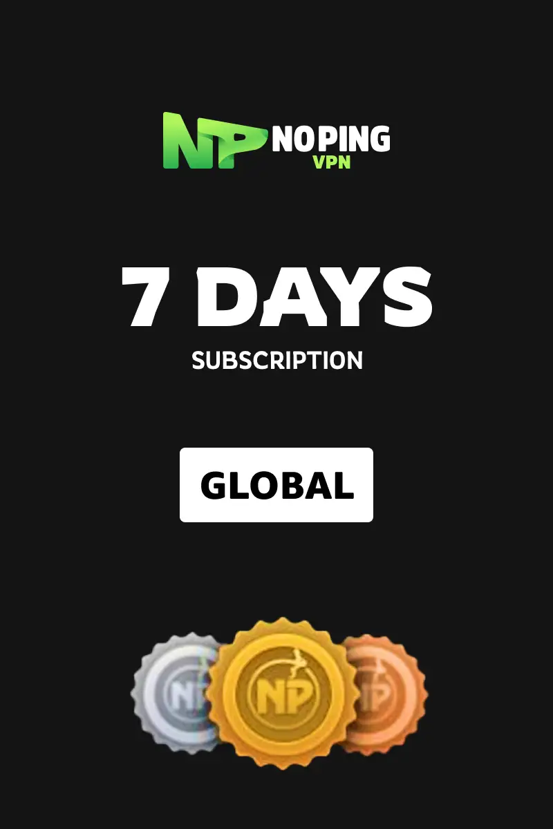 NoPing Game Tunnel 7 days Subscription (Global) - Digital Key
